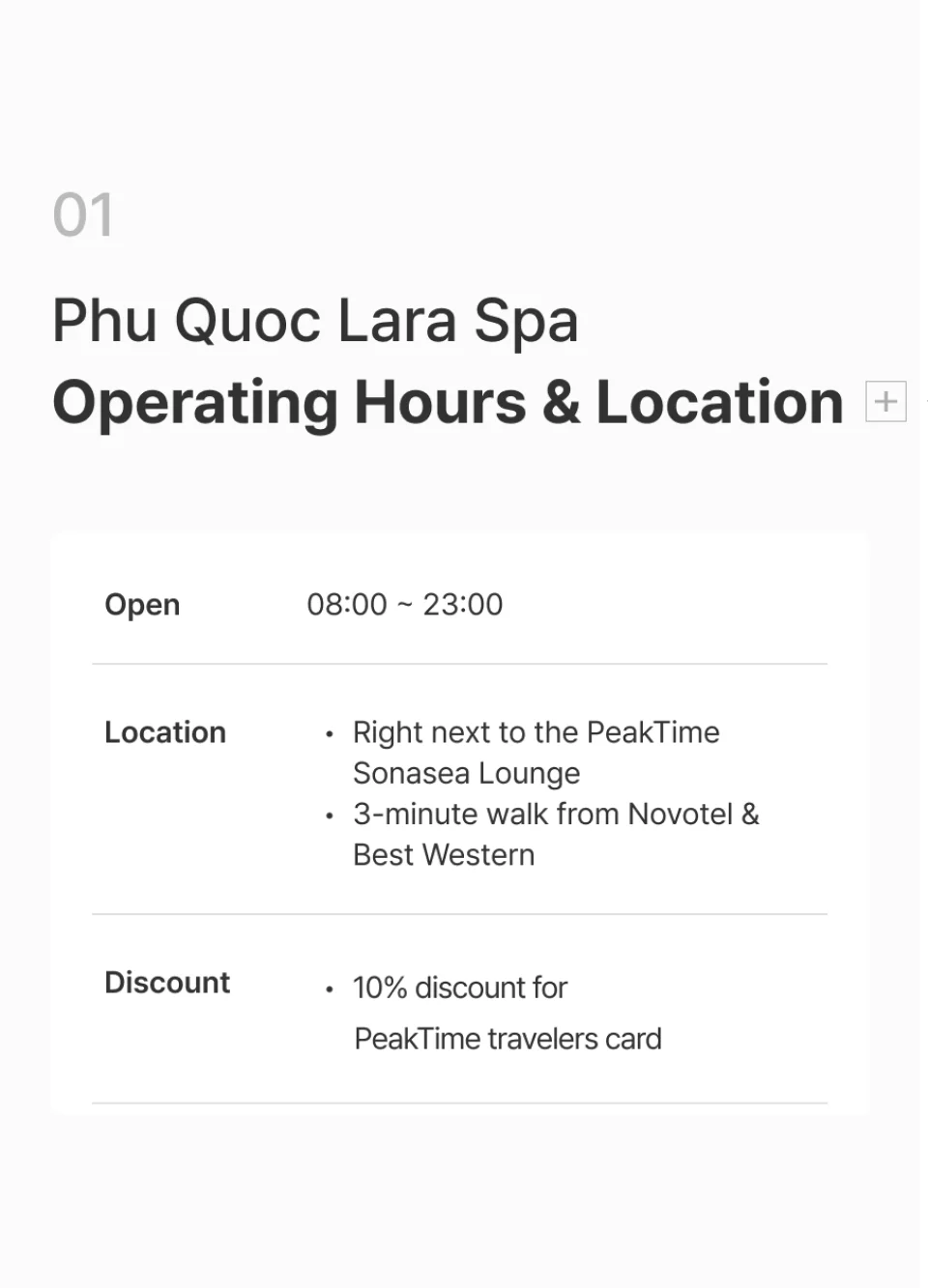 Lara Spa Phu Quoc Experience - Sonasea Night Market Area Best Spa | Vietnam