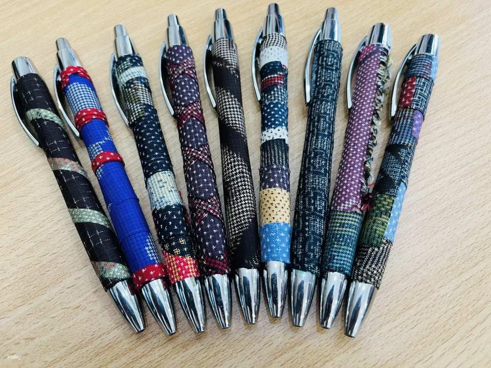 Authentic Oshima Tsumugi Pen Making Experience