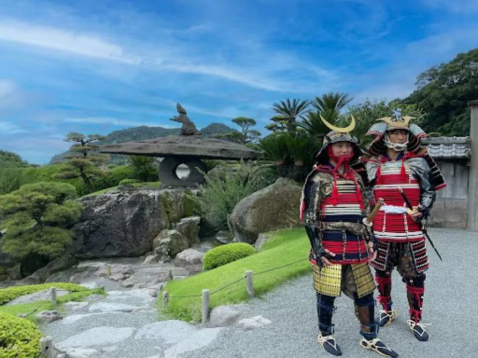 Samurai Armor Wearing Experience in Senganen Kagoshima!