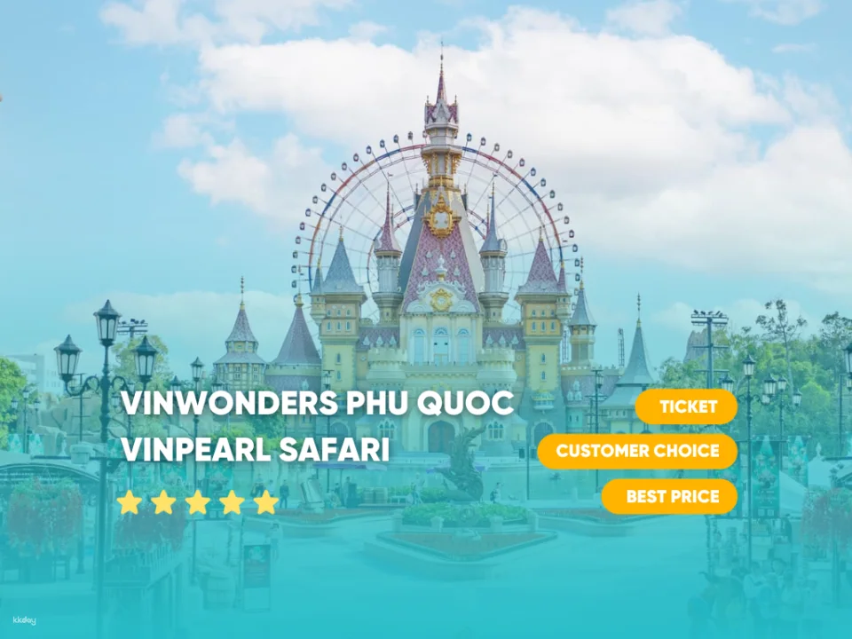 VinWonders Phu Quoc Theme Park - Safari Phu Quoc Ticket (Optional Theme Park)