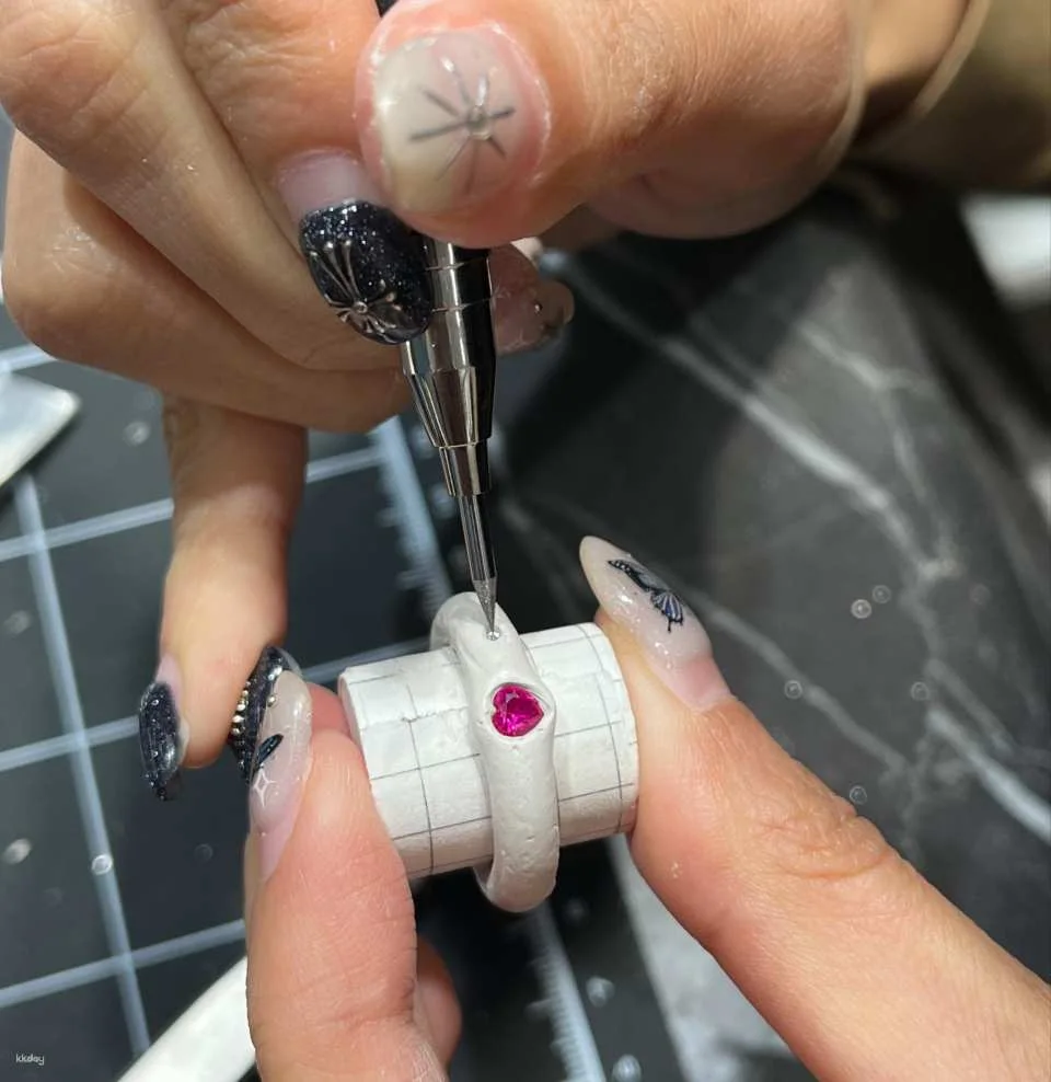 VIC WANG Metalworking Workshop | Gemstone & Silver Clay Ring Making Experience | Taipei