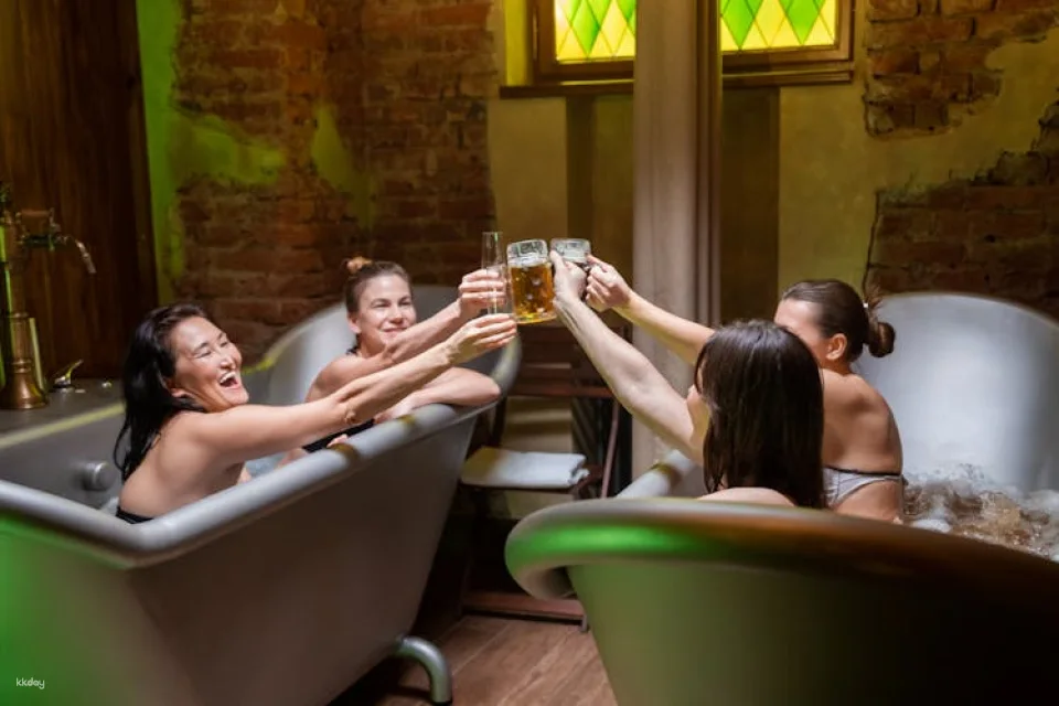 Double beer bath experience  in Prague