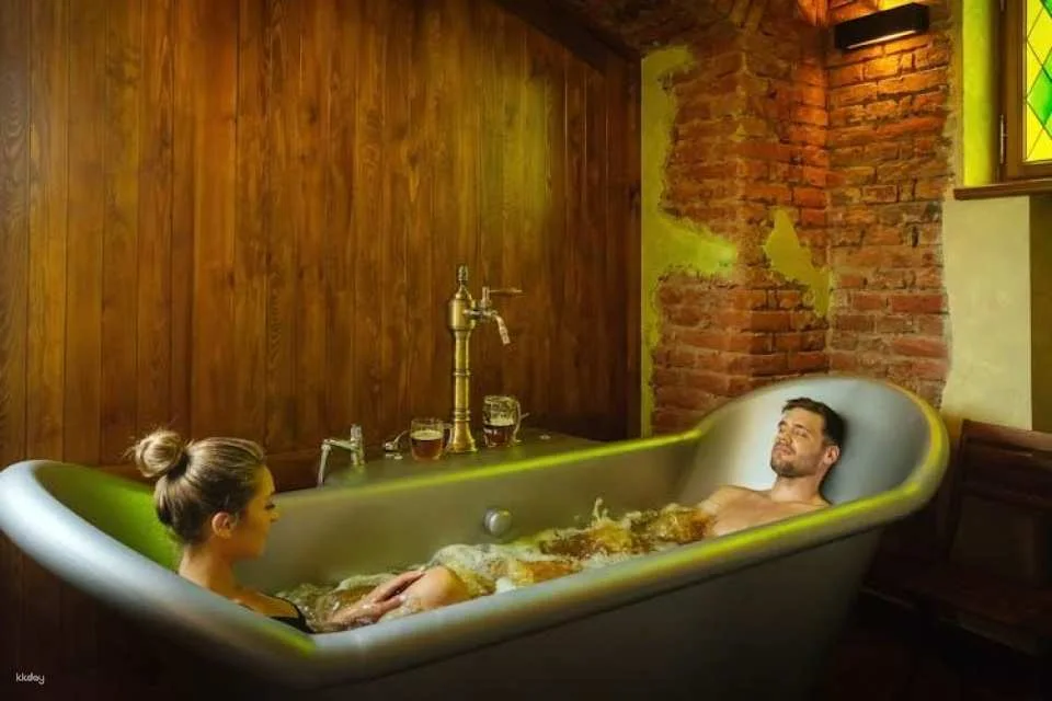 Double beer bath experience  in Prague