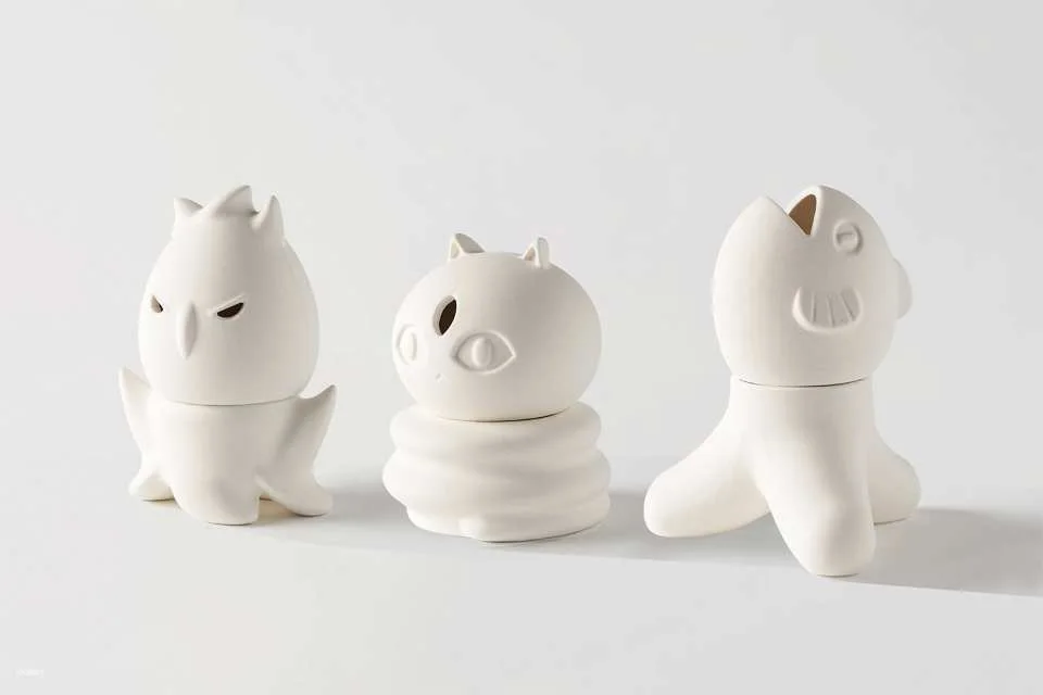 New Taipei | 'Two-gather' Ceramic Figurine Painting DIY Workshop | Shu's Pottery