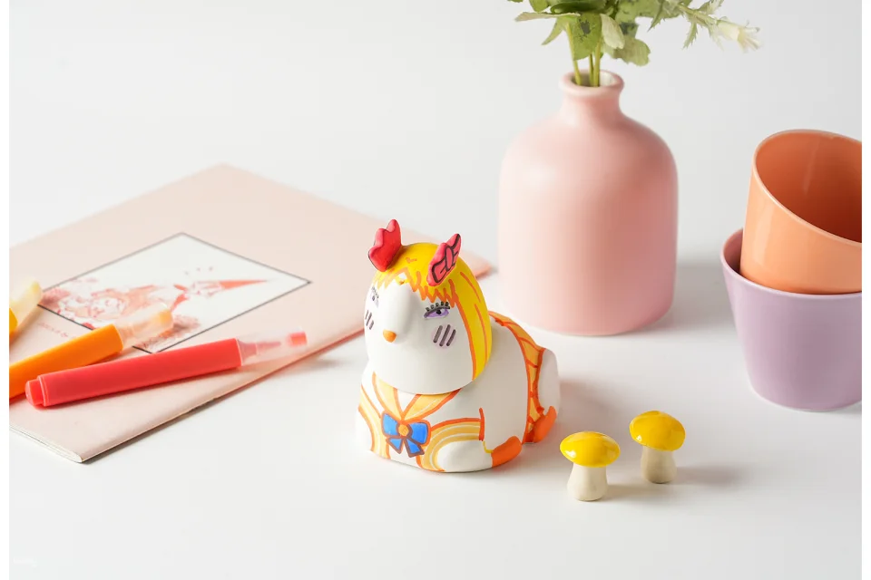 New Taipei | 'Two-gather' Ceramic Figurine Painting DIY Workshop | Shu's Pottery