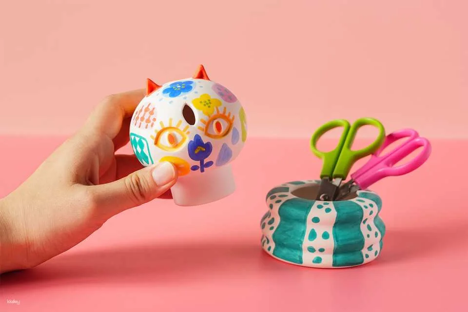 New Taipei | 'Two-gather' Ceramic Figurine Painting DIY Workshop | Shu's Pottery