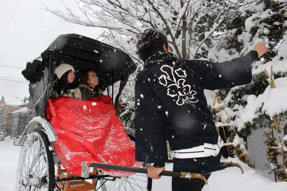 Hokkaido Otaru Private Tour | EBISUYA's Rickshaw Experience | 30/ 60 /120 min