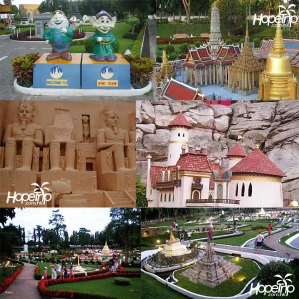 Mini Siam and Mini Europe Entrance Pass