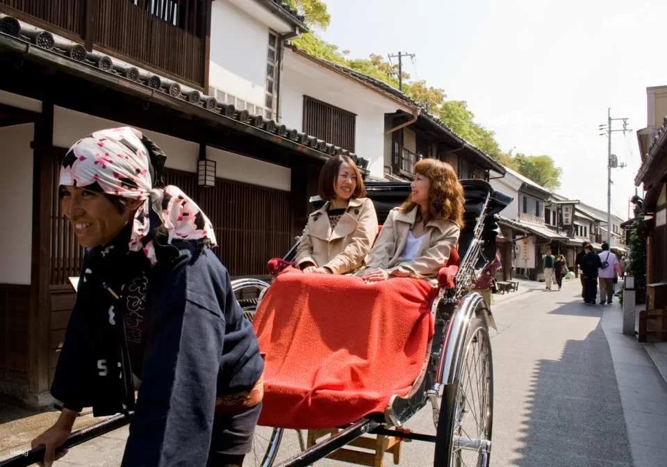 Kurashiki Private Tour | EBISUYA's Rickshaw Experience | 30/ 60 /120 min