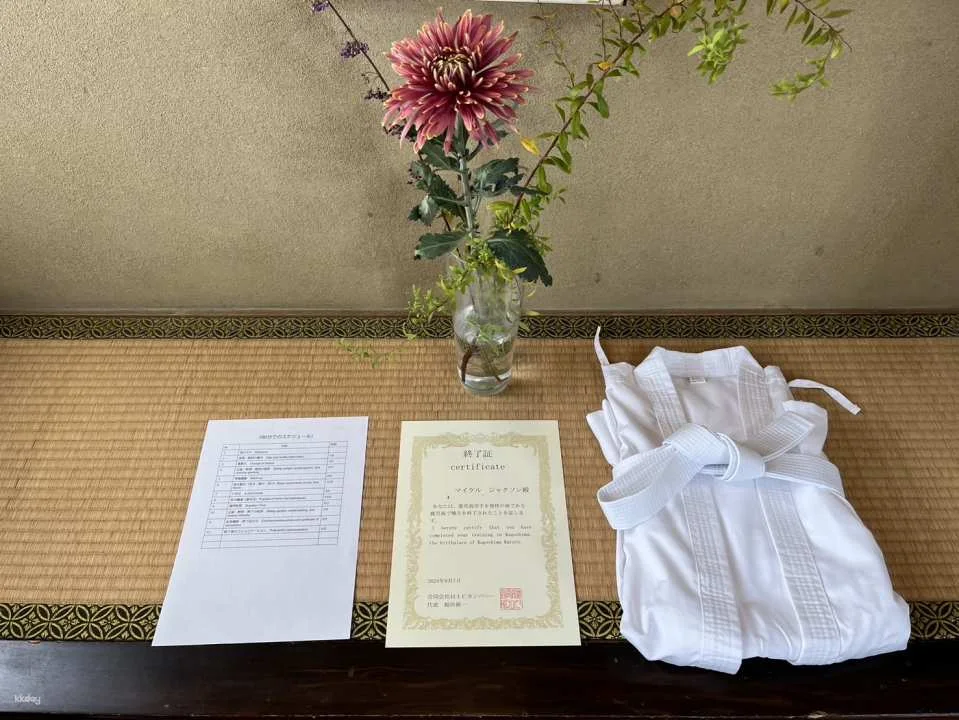 Japanese Calligraphy and karate Experience in Kagoshima