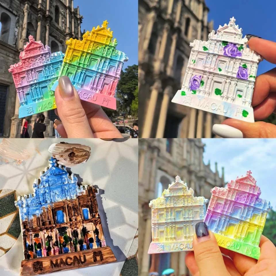 [Macau Experience] Macau Souvenir Making Workshop｜ DIY Portuguese Tart Scented Candle, Ruins of St. Paul’s Light Night Light, Refrigerator Magnet Experience｜Russian St. Paul’s Archway