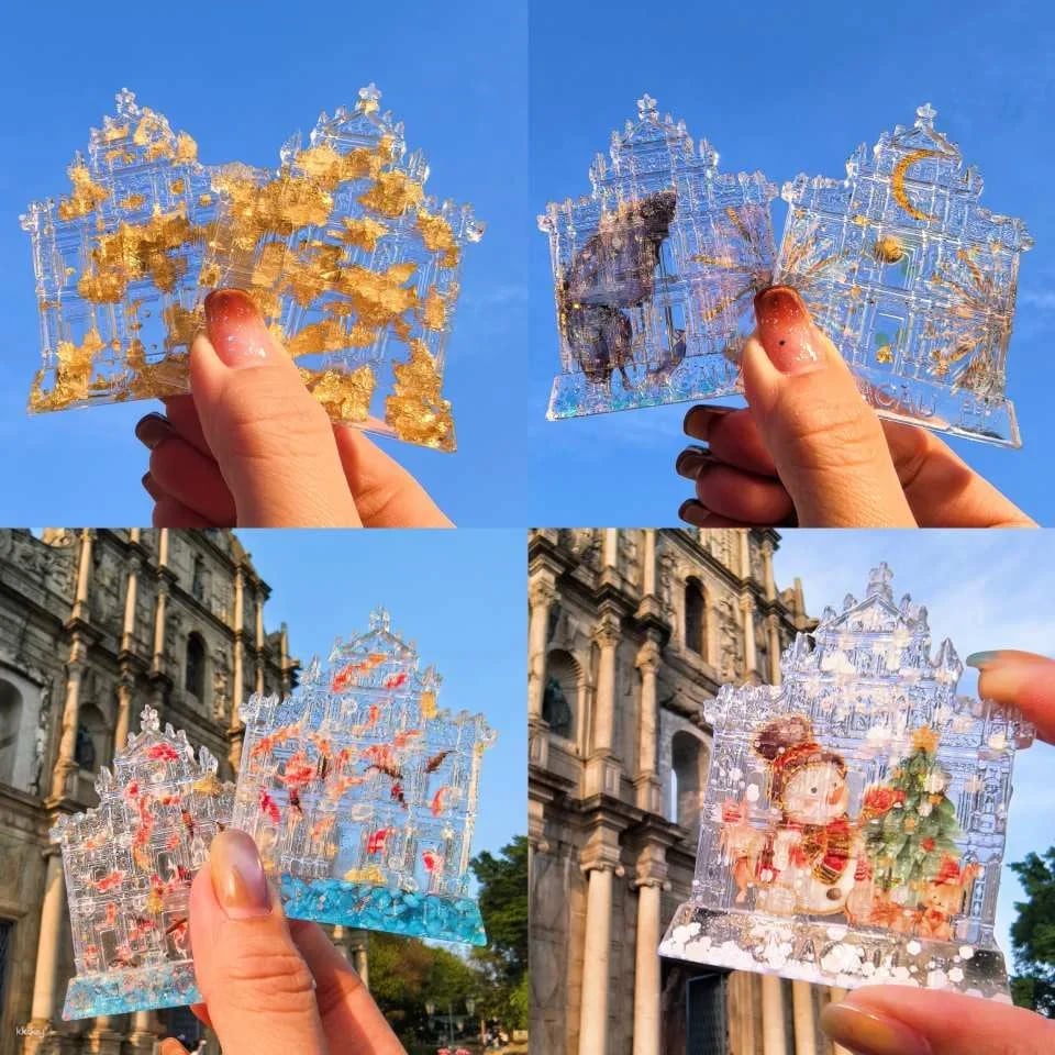 [Macau Experience] Macau Souvenir Making Workshop｜ DIY Portuguese Tart Scented Candle, Ruins of St. Paul’s Light Night Light, Refrigerator Magnet Experience｜Russian St. Paul’s Archway