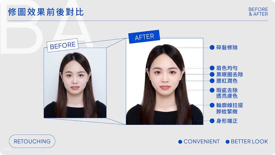 【KKday Exclusive Offer】Korean-style ID Photo/American-style Portrait Photography Experience in Taipei & Taichung | HOLO+FACE | Appointment by phone required