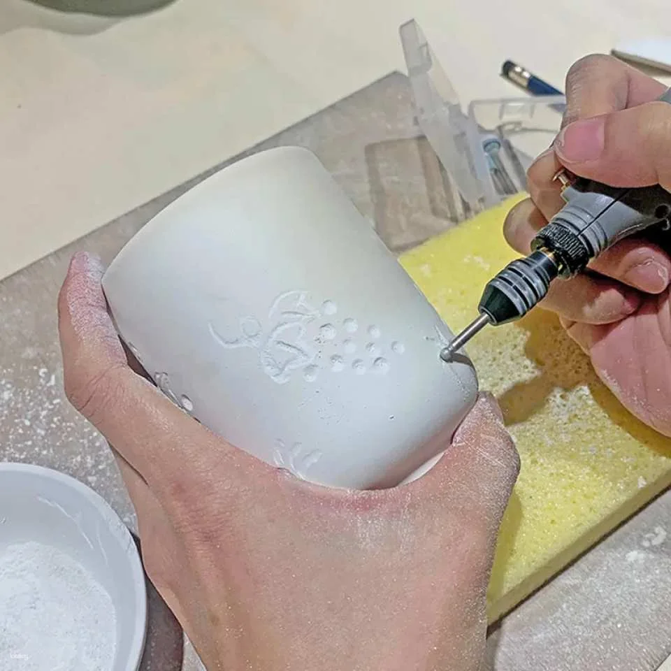 Yingge, New Taipei City｜Anda Kiln Celadon Product Handmade Experience Class·Ceramic Carving｜Small Class Exquisite Teaching