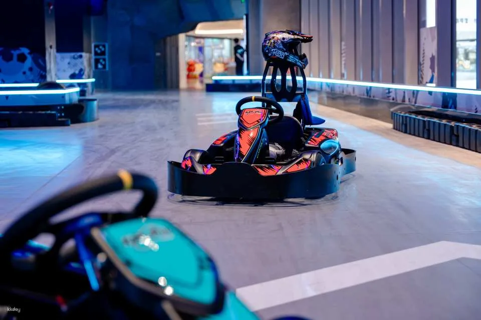 KP-FUN Trendy Amusement Street, Futian District, Shenzhen | Shenzhen's Largest Indoor Bumper Car Track | 70,000 sq ft, Two-Story, 100+ Tech-Savvy Playgrounds | Futian Zhongzhou Bay