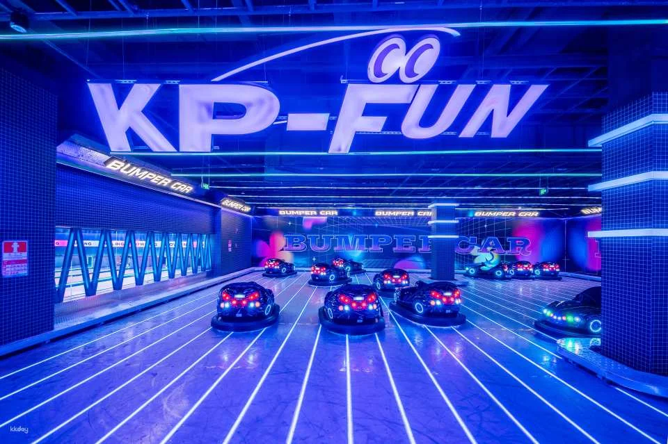 KP-FUN Trendy Amusement Street, Futian District, Shenzhen | Shenzhen's Largest Indoor Bumper Car Track | 70,000 sq ft, Two-Story, 100+ Tech-Savvy Playgrounds | Futian Zhongzhou Bay
