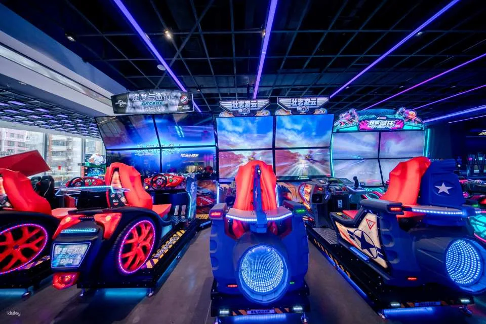 KP-FUN Trendy Amusement Street, Futian District, Shenzhen | Shenzhen's Largest Indoor Bumper Car Track | 70,000 sq ft, Two-Story, 100+ Tech-Savvy Playgrounds | Futian Zhongzhou Bay