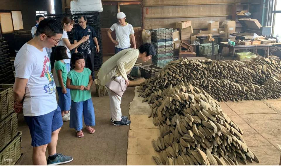 Katsuobushi (Dried Bonito) Factory Tour & Dashi soup(Chabushi) Workshop at Kagoshima