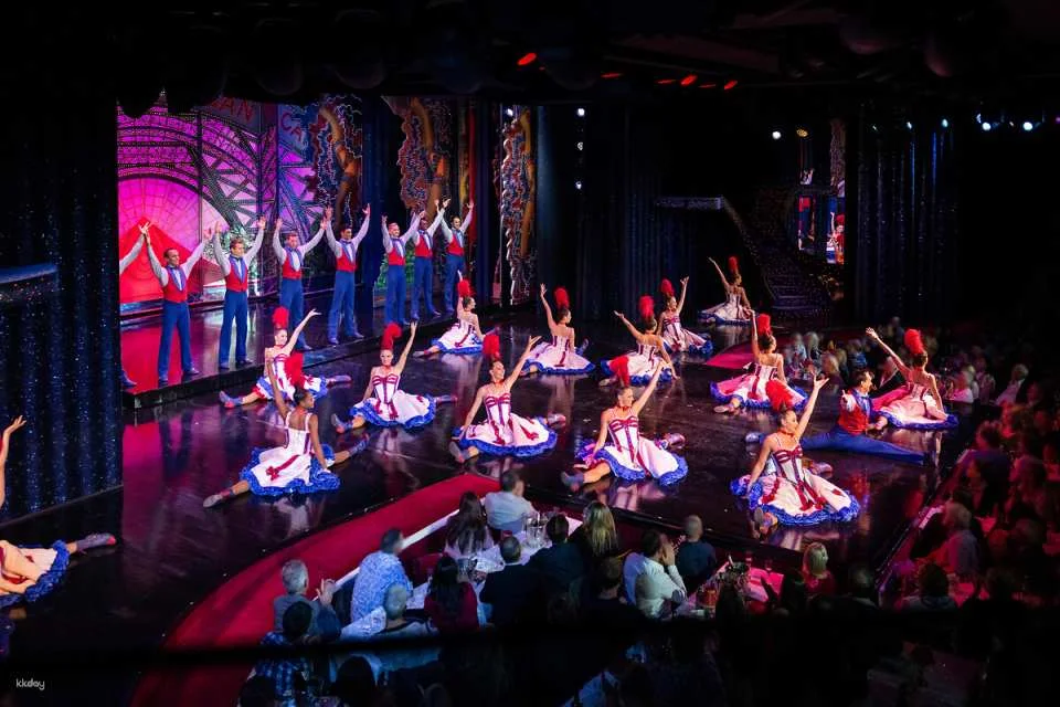 Moulin Rouge Cabaret Show with Dinner or Drinks & Paris City Tour | France