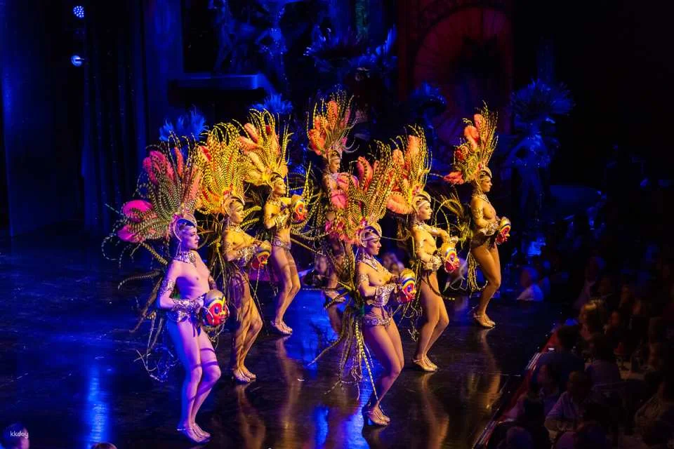 Moulin Rouge Cabaret Show with Dinner or Drinks & Paris City Tour | France