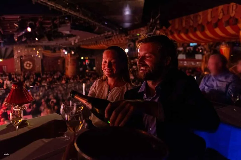 Moulin Rouge Cabaret Show with Dinner or Drinks & Paris City Tour | France