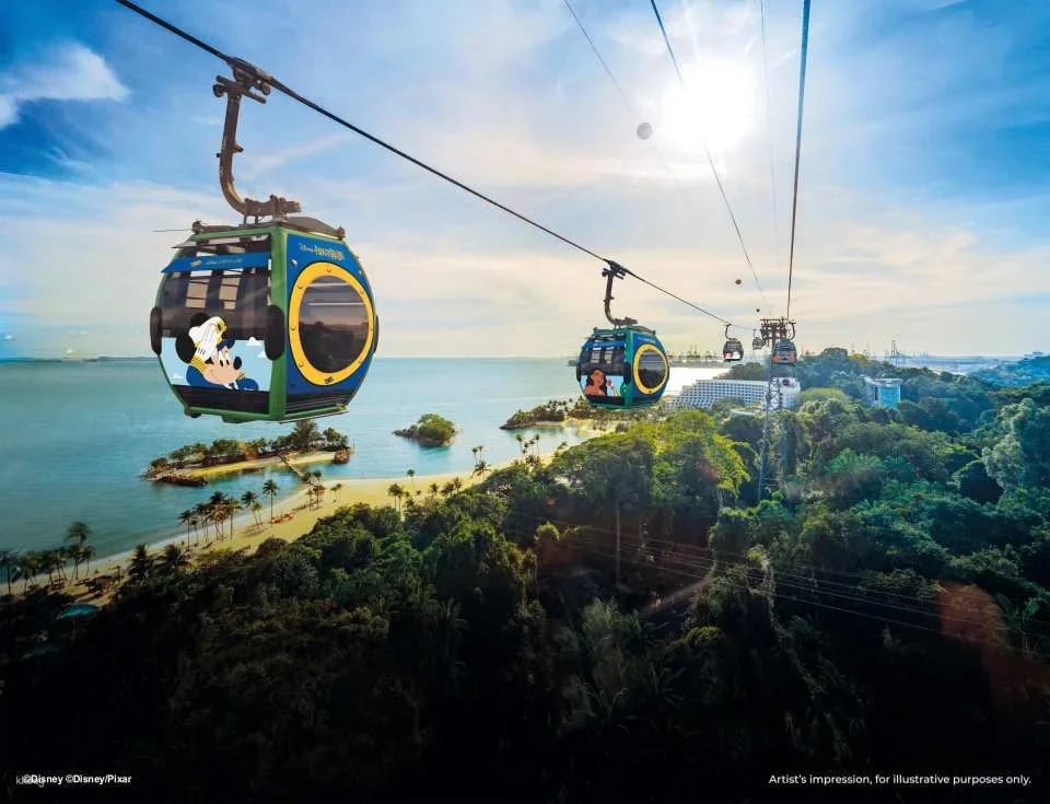 Singapore Cable Car SkyPass at Sentosa