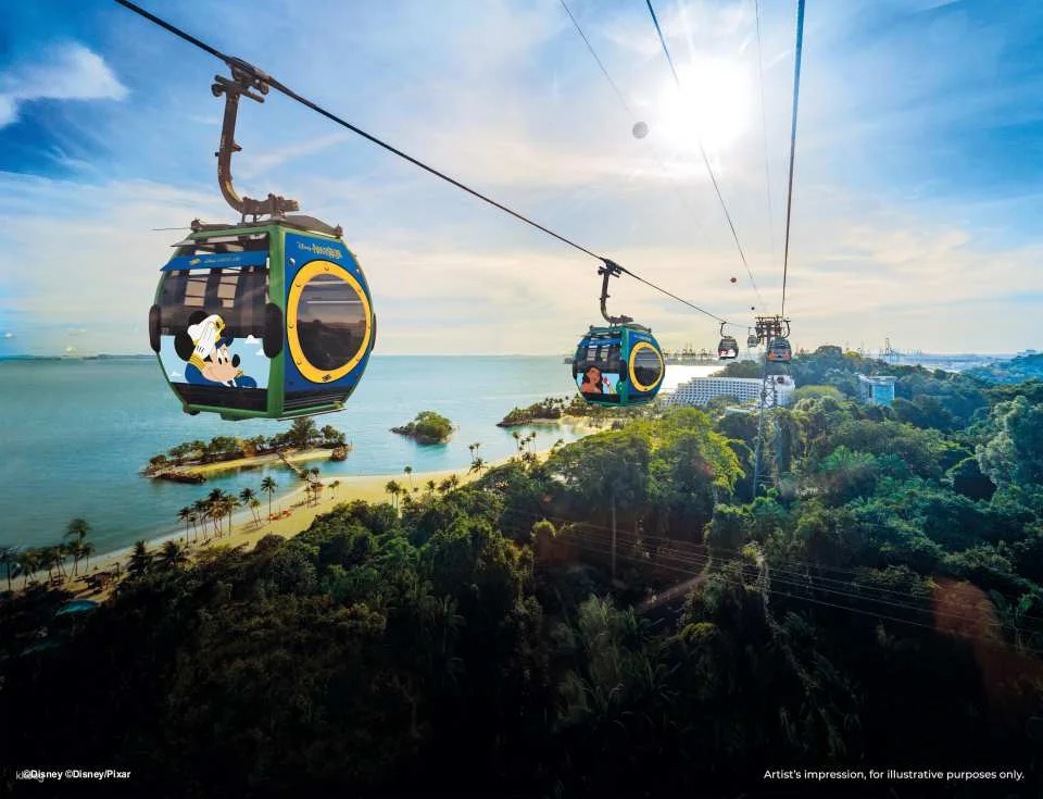 Singapore Cable Car SkyPass at Sentosa
