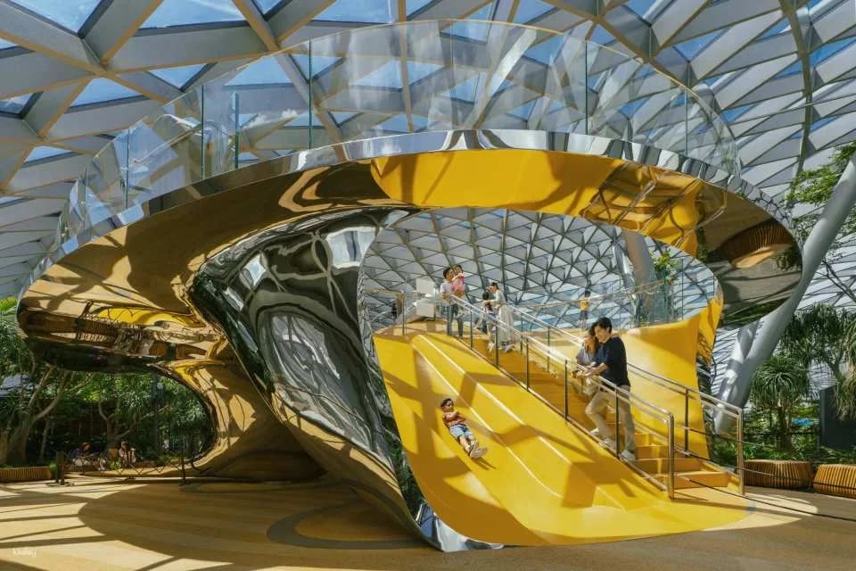 Jewel Changi Airport Attraction Tickets & Bundles: Canopy Park, Mastercard ® Canopy Bridge, Hedge Maze, Mirror Maze, Walking Net and Bouncing Net, Changi Studio | Singapore