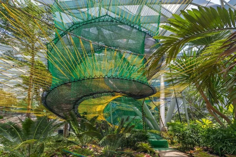 Jewel Changi Airport Attraction Tickets & Bundles: Canopy Park, Mastercard ® Canopy Bridge, Hedge Maze, Mirror Maze, Walking Net and Bouncing Net, Changi Studio | Singapore