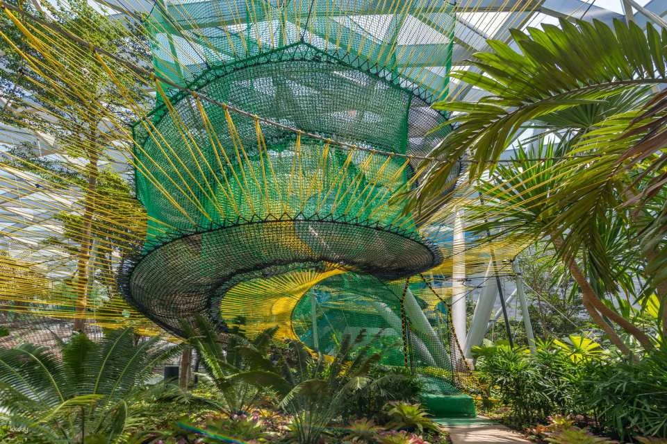 Jewel Changi Airport Attraction Tickets & Bundles: Canopy Park, Mastercard ® Canopy Bridge, Hedge Maze, Mirror Maze, Walking Net and Bouncing Net, Changi Studio | Singapore