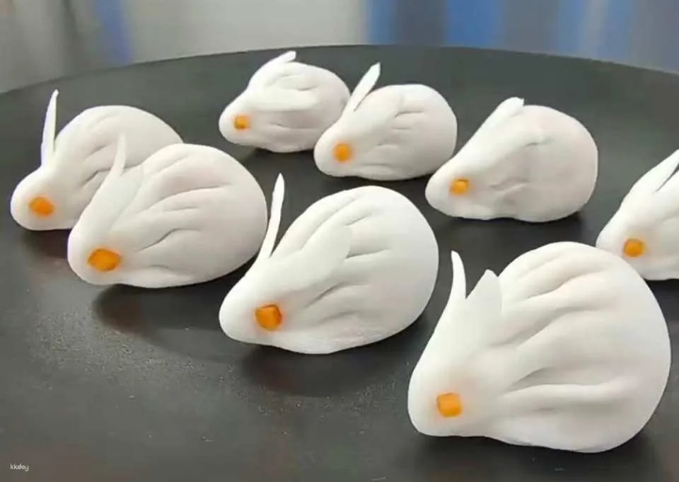 [KKday Exclusive] Dragon Dim Sum Family Dim Sum Workshop | Cabbage-Shaped Dumplings | Rabbit Dumplings | Great Family Destination | Includes Chinese Afternoon Tea, Certificate, and a HKD50 Dragon Dim Sum Cash Voucher and a HKD20 Dragon Sugar Shop Cash Voucher | Kwun Tong