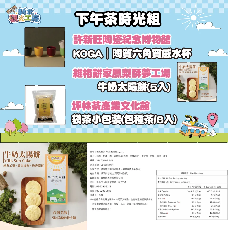 New Taipei City Tourist Factory Limited Edition Gift Pack