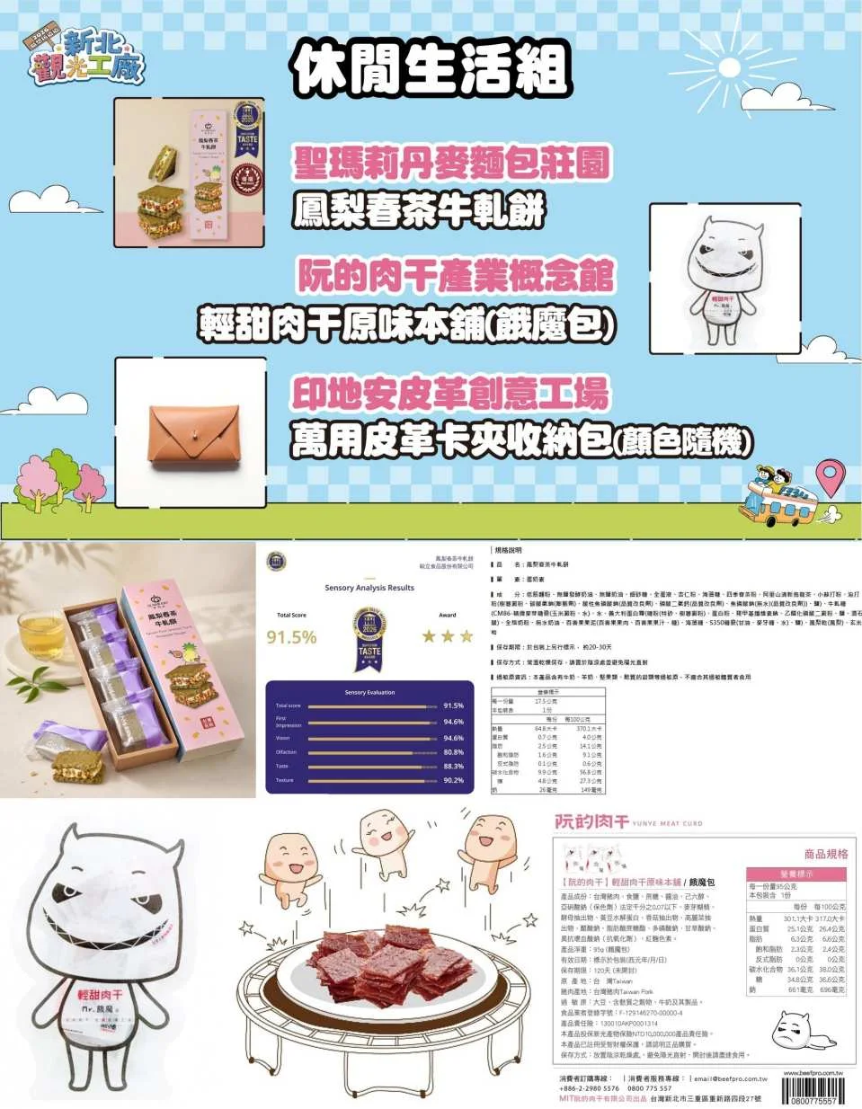 New Taipei City Tourist Factory Limited Edition Gift Pack