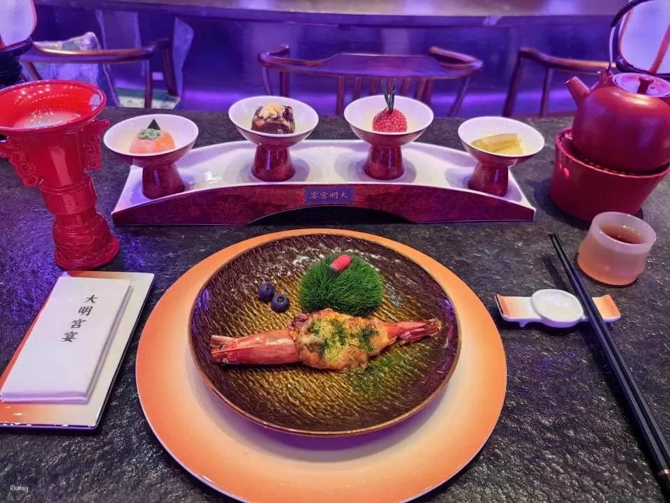 Xi'an Daming Palace Banquet (Dream Back to the Tang Dynasty - Panoramic Immersive Tang Culture Dining Show, a Must-Visit Restaurant in Xi'an, Delicious Food, Wine, and Song and Dance)