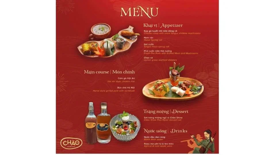 Ho Chi Minh City Cultural Night: Chào Show Premier Package (Includes Chào Show ticket, Vietnamese dinner & transfer