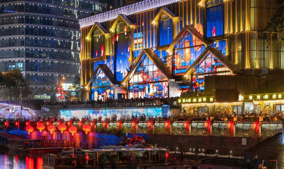 Chengdu Jinjiang Night Cruise Ticket (Dongmen Wharf)