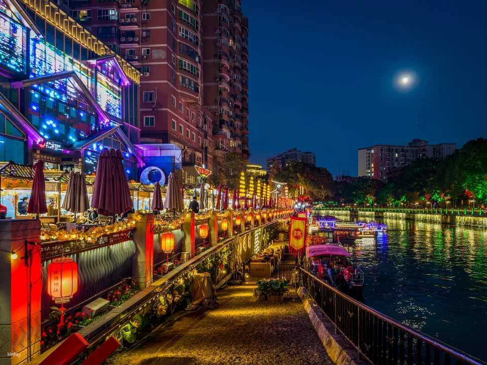 Chengdu Jinjiang Night Cruise Ticket (Dongmen Wharf)