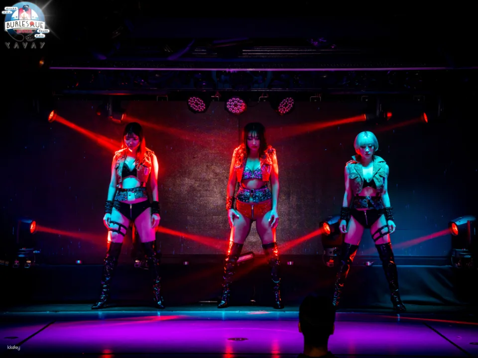 Tickets for Burlesque annex YAVAY nightlife show in Roppongi, Tokyo, Japan.