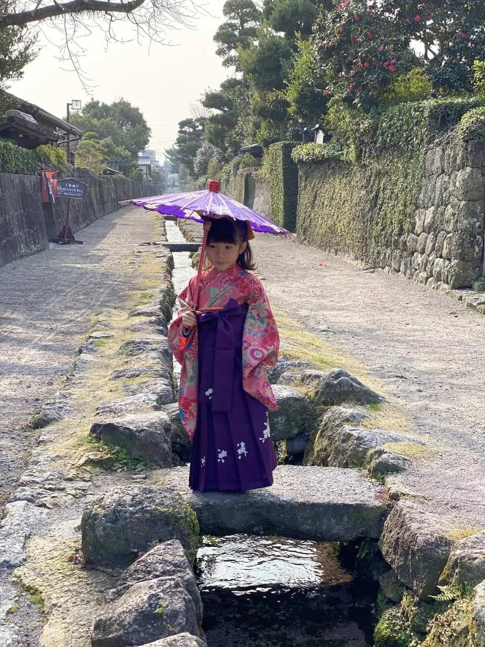 Hakama Rental | Shimabara Romantic Trip ~A High-Colored Girl Passes By~ (Shimabara City, Nagasaki Prefecture, Cultural Experience)