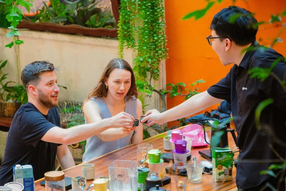 Brewing Vietnam: Hanoi 1-hour Hands-On Coffee Workshop