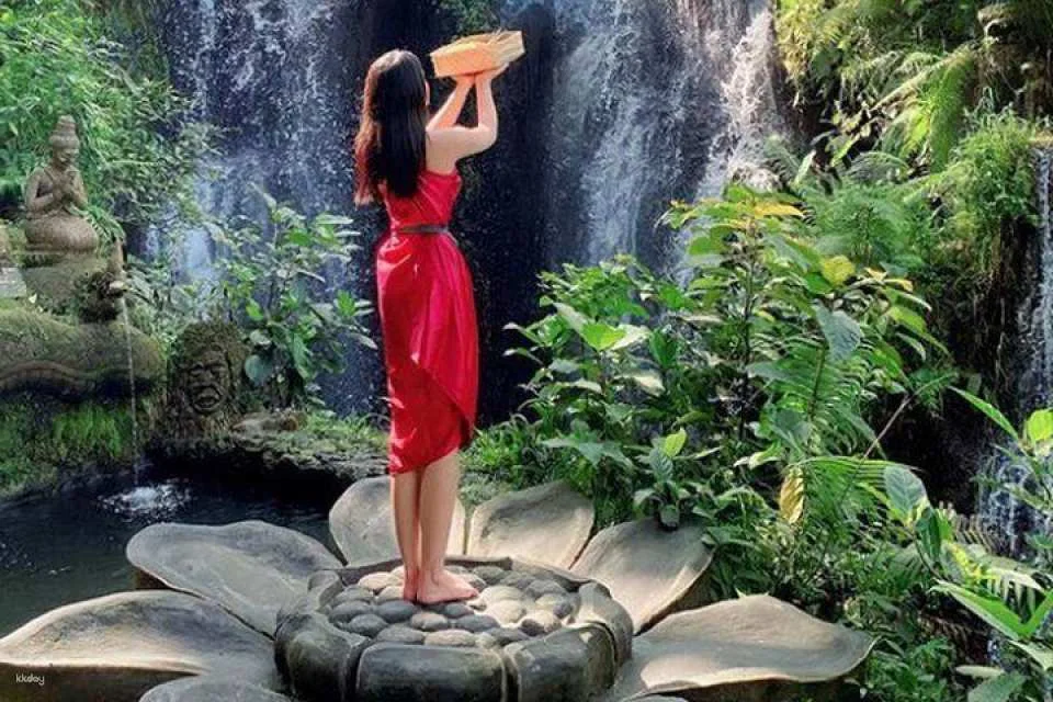 Bali | Purification Ceremony at Taman Beji Griya Waterfall | Departure from Bali