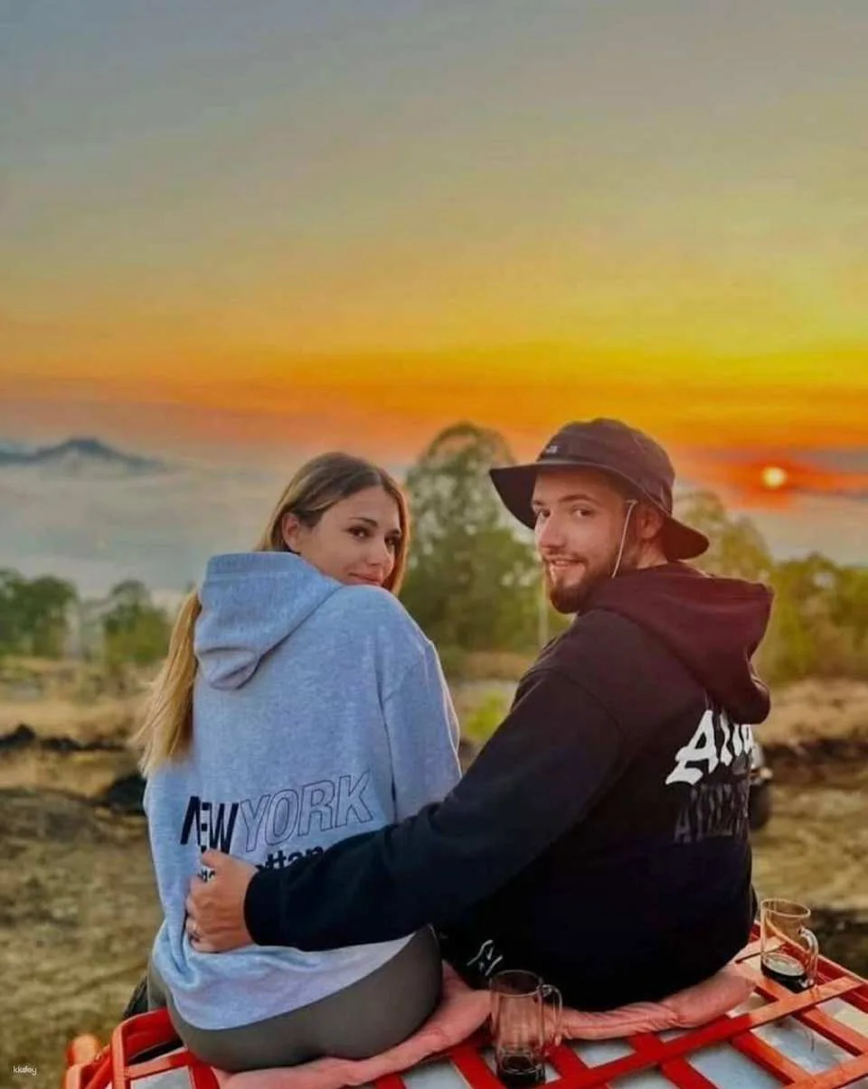 Kintamani Black Lava & Sunrise Jeep 4x4 Private Tour with Hot Springs
