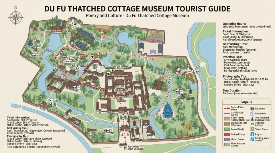 [Chengdu, China] Du Fu Thatched Cottage Museum (3-hour guided tour, Chinese/English)