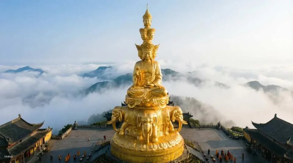中國四川|峨眉山風景區門票 (中國四大佛教名山之一/索道觀光車組合票)