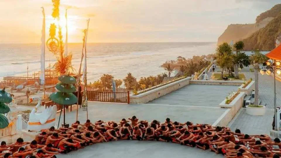 Melasti Beach Sunset & Kecak Fire Dance (Entry Ticket or Private Transfer)