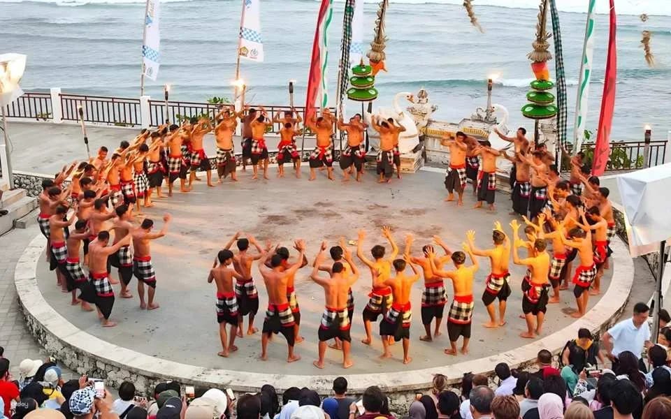 Melasti Beach Sunset & Kecak Fire Dance (Entry Ticket or Private Transfer)
