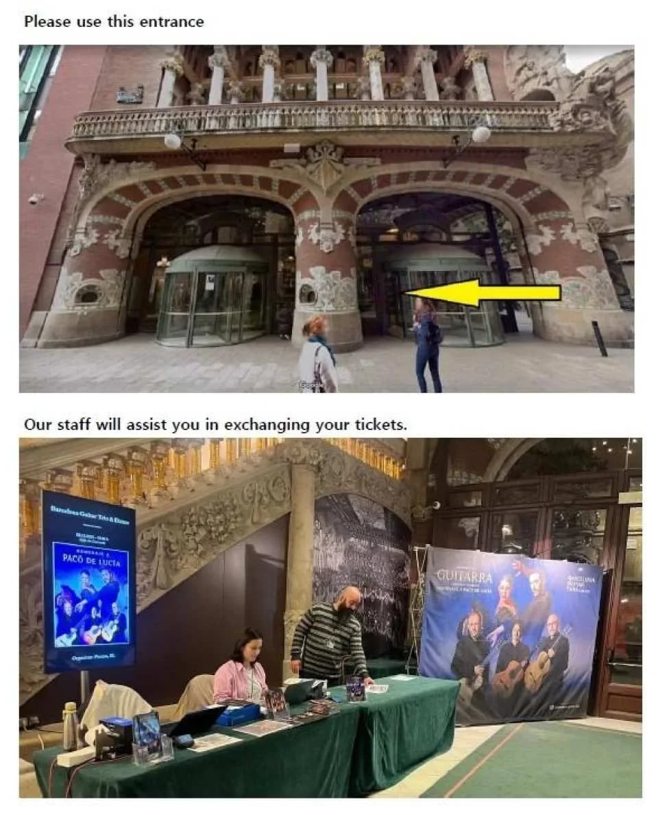 Barcelona Guitar Trio & Dance @ Palau de la Música