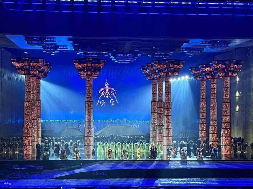 Xi'an "The Mighty Qin Dynasty" stage play performance