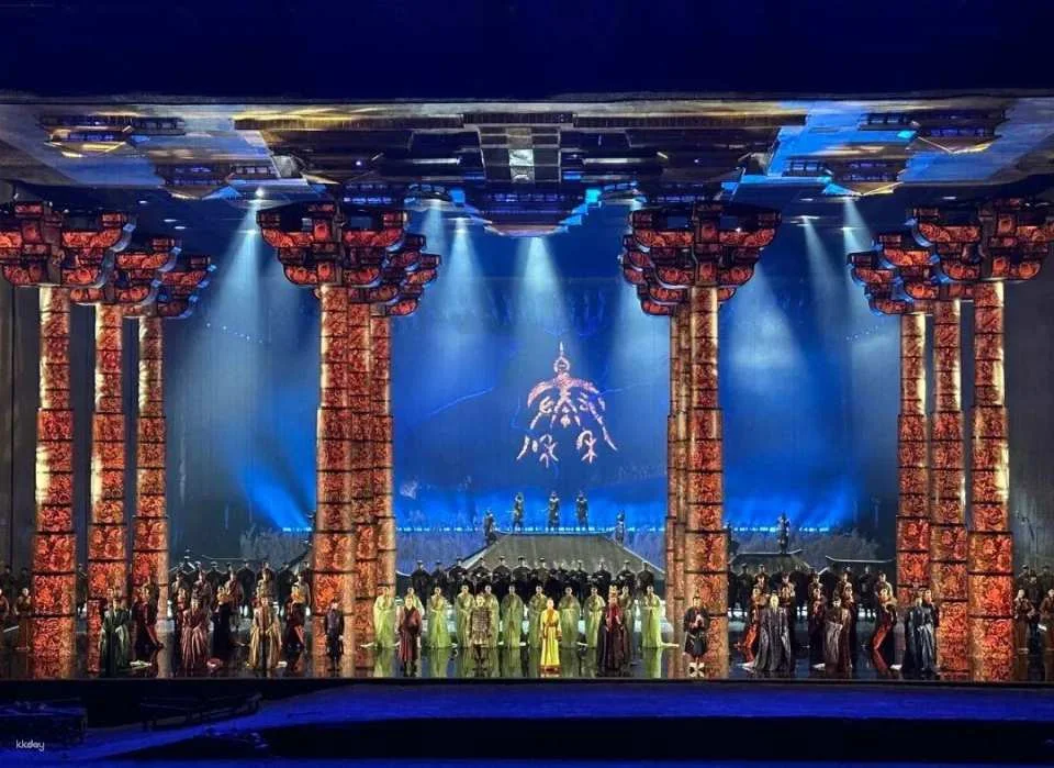 Xi'an "The Mighty Qin Dynasty" stage play performance