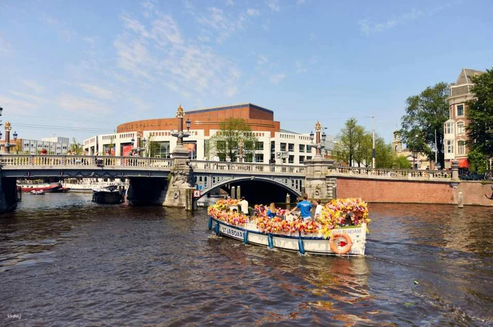 Amsterdam Flower Boat Canal Cruise Ticket | Netherlands